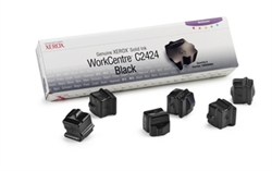 Genuine Xerox WorkCentre C2424 Solid Ink Black (6 Sticks)