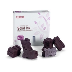 Genuine Xerox Solid Ink Magenta, Phaser 8860/8860MFP (6 Sticks)