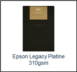 S450081 EPSON Legacy Platine Satin Paper 17 x 22  25 Sheets