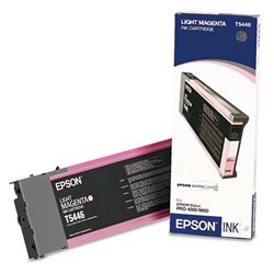 T544600 EPSON UltraChrome Lt Magenta Ink 220ml, Stylus Pro 7600/9600/4000(NO LONGER AVAILABLE ORDER T543600 110 MIL)