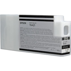 T642100 Epson Ultrachrome HDR Photo Black Ink, 150ml, Stylus Pro 7890/9890/7900/9900/7700/9700