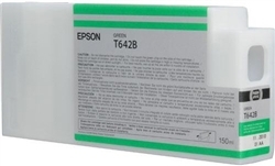 T642B00 Epson Ultrachrome HDR Green Ink, 150ml, Stylus Pro 7900/9900