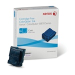 Xerox Colorqube Ink Cyan, Colorqube 8870 (6 Sticks),  17,300 Capacity