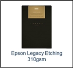 S450091 EPSON Legacy Etching Paper 8.5 x 11  25 Sheets