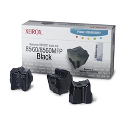 Genuine Xerox Solid Ink Black, Phaser 8560/8560MFP (3 Sticks)