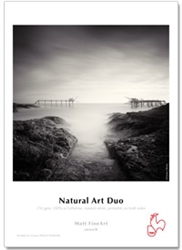 Natural Art Duo  256gsm 17" x 22"   20 Sheets (Discontinued Limited Supply)