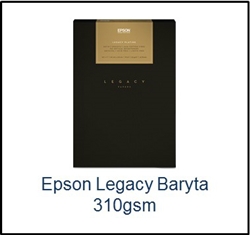 S450099 EPSON Legacy Baryta Smooth Satin Paper 17 x 22  25 Sheets  (DISCONTINUED NOT AVILABLE)