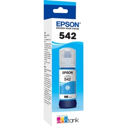 T542220-S EPSON WorkForce ST-C8000 or C8090 Cyan Ink Bottle (70 ml)
