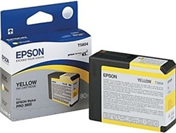 T580400 EPSON UltraChrome Yellow Ink 80ml, Stylus Pro 3800/3880