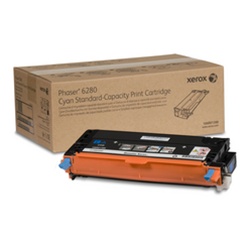 Cyan Standard Capacity Print Cartridge, Phaser 6280