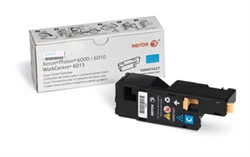 Cyan Standard Capacity Toner Cartridge (1000 Pages), Phaser 6000/6010 And WorkCentre 6015 , North America, EEA