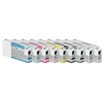 Complete set of 9 inks for the Epson 7890/9890  Printer (150 mils each) SAVE WHEN YOU BUY A COMPLETE SET