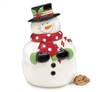 SNOWMAN CERAMIC DRINK DISPENSOR 2 GALLON