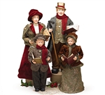 Tall CAROLERS (Set of 4)  CURRENTLY OUT OF STOCK
