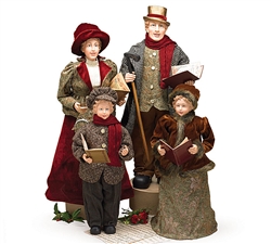 Tall CAROLERS (Set of 4)  CURRENTLY OUT OF STOCK