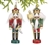 RED & GREEN WOOD ORNAMENT  NUTCRACKER (Set of 6)