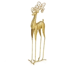 24" DECOR METAL GOLD REINDEER