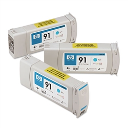 Ink Cartridge,HP91, 3 PK,MAGENTA