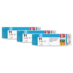Ink Cartridge,HP91, 3 PK,LIGHT MAGENTA
