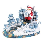 Snowbuddies Santa Visit Figurine