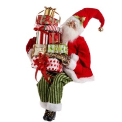 RAZ 20" SITTING SANTA