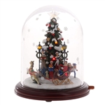 RAZ 9" LIGHTED ANIMATED MUSICAL CHRISTMAS TREE