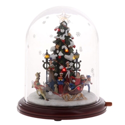 RAZ 9" LIGHTED ANIMATED MUSICAL CHRISTMAS TREE