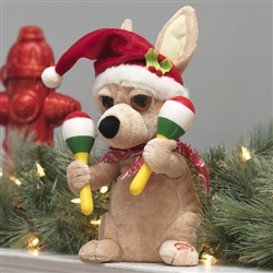 RAZ 11.5" ANIMATED MUSICAL CHIHUAHUA