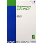 EPSON Singleweight Matte Paper 13" x 19". This Item has been replaced by S041339 Epson Ultra Premium Presentation Paper Matte 13" x 19" (50 Sheets)