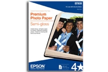 EPSON Premium Photo  Paper Semigloss 4" x 6", 250 sheets