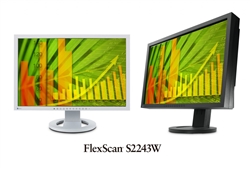 2243WFS-BK  FlexScan S Series WidescreenThin bezel, 22" Wide Screen 