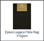 S450086 EPSON Legacy Fibre Rag Paper 13x 19  25 Sheets
