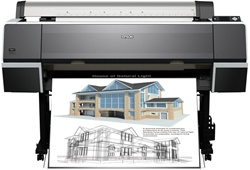 Epson 9700 44 inch Printer with 4 Colors from 5 inks and 1 year warranty  Printer has been discontinued and replaced by the Sure Color T7000!