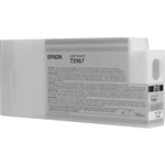 T596700 Epson Ultrachrome HDR Light Black Ink, 350ml, Stylus Pro 7890/9890/7900/9900