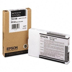 T613800 EPSON UltraChrome K3 Matte Black Ink, 110ml, Stylus Pro 4800/4880
