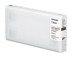 T782600  Epson SureLab D700 Ultrachrome D6-S Light Magenta 200 ml ink